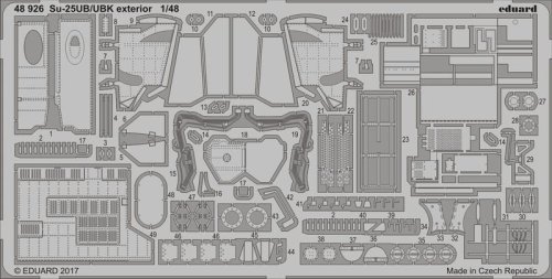 Go to product EDUARD 48926 - 1:48 Su-25UB/UBK exterior