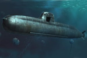 HOBBY BOSS 83527 - 1:350 German Navy Type 212 Attack Submarine