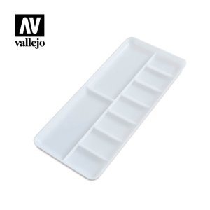 VALLEJO HS121 - Plastic palette 18x8,5cm