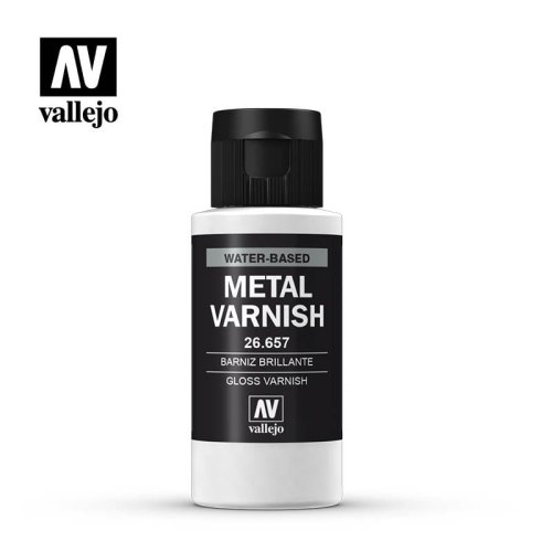 Go to product VALLEJO 26657 - Gloss Metal Varnish 60 ml