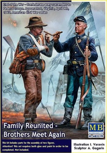 Go to product MASTER BOX 35198 - 1:35 Family Reunited - Brothers Meet Again - American Civil War series