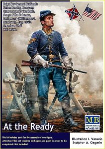 MASTER BOX 35197 - 1:35 At the Ready. Brigadier General Bufford’s Union Cavalry - American Civil War series
