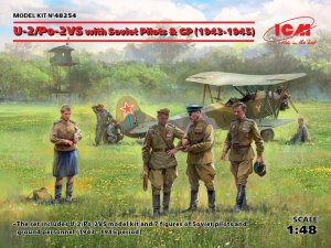 ICM 48254 - 1:48 U-2 / Po-2VS with Soviet Pilots & GP (1943-1945)