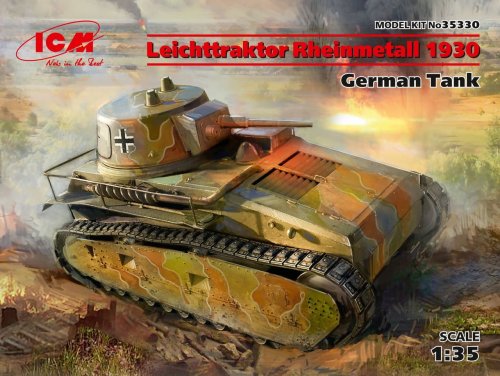 Go to product ICM 35330 - 1:35 Leichttraktor Rheinmetall 1930 German Tank