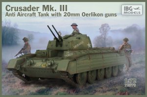 IBG 72070 - 1:72 Crusader Mk. III Anti Aircraft Tank with 20 mm Oerlikon guns