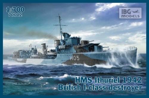 Go to product IBG 70012 - 1:700 HMS Ithuriel 1942 British I-class destroyer