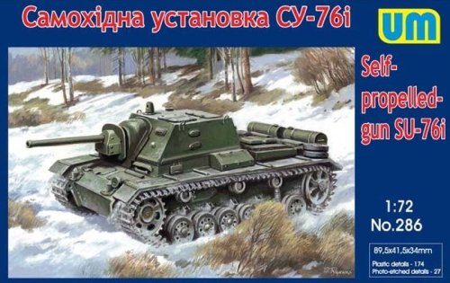 Go to product UNIMODELS 286 - 1:72 SU-76I Soviet self-propelled gun