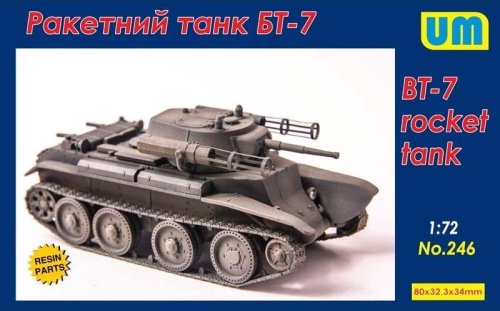 Go to product UNIMODELS 246 - 1:72 BT-7 rocket tank