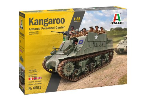 Go to product ITALERI 6551 - 1:35 Kangaroo Armored Personnel Carrier (M7 Priest HMC chassis Version)