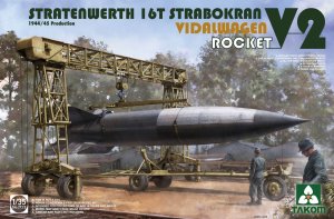 TAKOM 2123 - 1:35 Stratenwerth 16T Strabokran Vidalwagen V2 Rocket