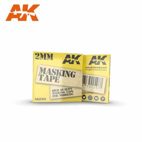 Go to product AK INTERACTIVE 8201 - Masking tape, width: 2 mm