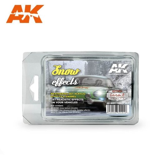 Go to product AK INTERACTIVE 8091 - Snow Effects - Rally Set