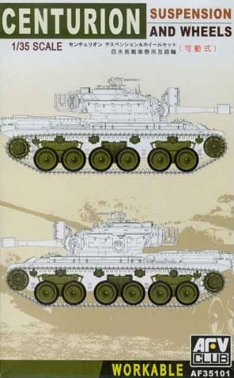 Go to product AFV CLUB 35101 - 1:35 Centurion Suspension and whells