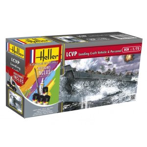 HELLER 56995 - 1:72 LCVP Landing Craft Vehicle w/ Crew