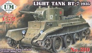 UNIMODELS UM-MT 310 - 1:72 Light Tank BT-7 (1935)