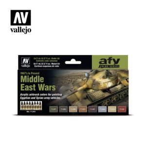 VALLEJO 71619 - Middle East Wars 1967s to Present - Colors Set