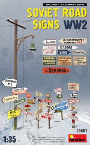 MINIART 35601 - 1:35 Soviet Road Signs WWII