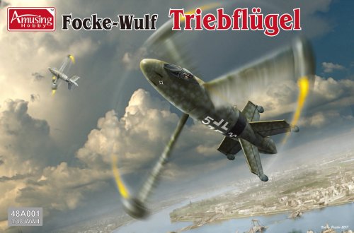 Go to product AMUSING HOBBY 48A001 - 1:48 Focke Wulf Triebflugel WWII German VTOL Fighter