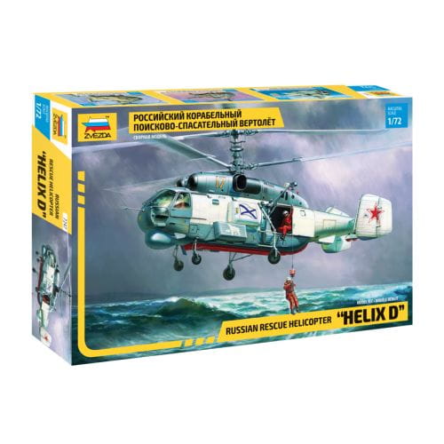 Go to product ZVEZDA 7247 - 1:72 Russian Rescue Helicopter Ka-27 Helix D