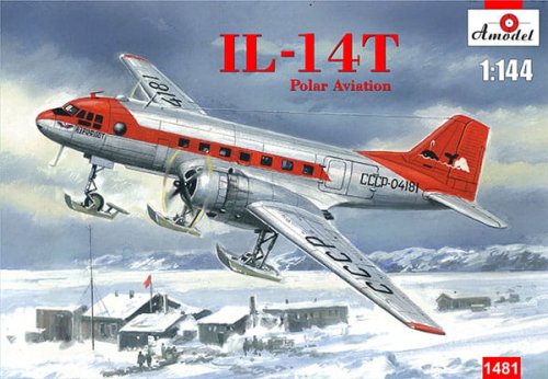 Go to product AMODEL 1481 - 1:144 IL-14T Polar aviation
