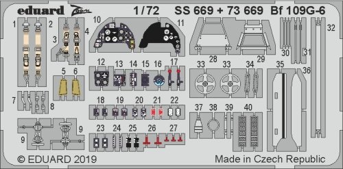 Go to product EDUARD SS669 - 1:72 Bf 109G-6