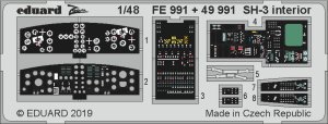 EDUARD FE991 - 1:48 SH-3 interior
