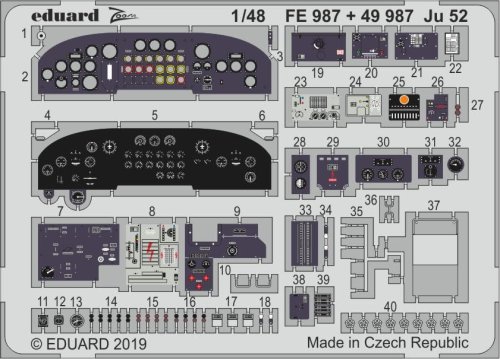 Go to product EDUARD FE987 - 1:48 Ju 52