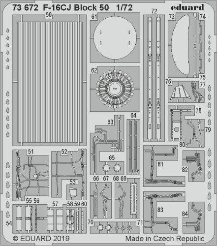 Go to product EDUARD 73672 - 1:72 F-16CJ Block 50