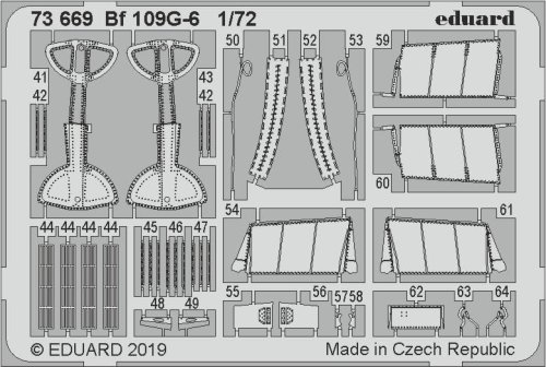 Go to product EDUARD 73669 - 1:72 Bf 109G-6