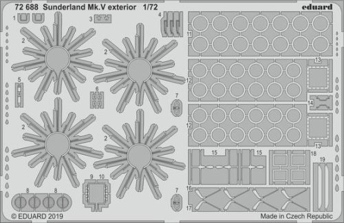 Go to product EDUARD 72688 - 1:72 Sunderland Mk.V exterior