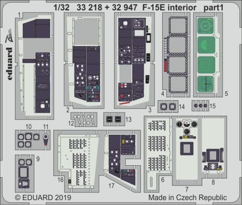 Go to product EDUARD 33218 - 1:32 F-15E interior