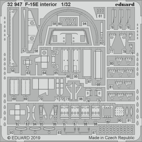Go to product EDUARD 32947 - 1:32 F-15E interior