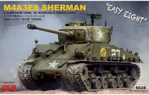 RYE FIELD MODEL 5028 - 1:35 M4A3E8 Sherman Easy Eight w/ workable track links