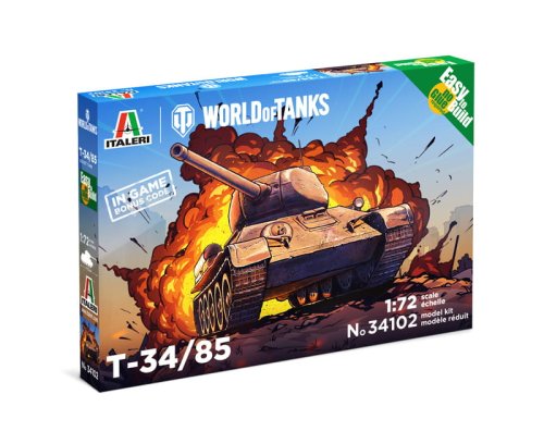 Go to product ITALERI 34102 - 1:72 World of Tanks - T-34/85