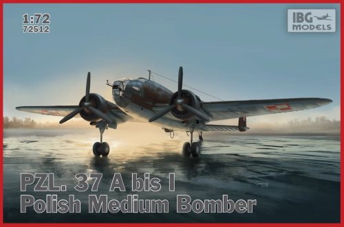 Go to product IBG 72512 - 1:72 PZL 37 A bis I Łoś - Polish Medium Bomber