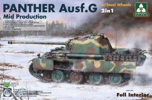 TAKOM 2120 - 1:35 Panther Ausf.G Mid Production with Steel Wheels w/ Full Interior