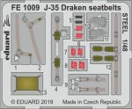 EDUARD FE1009 - 1:48 J-35 Draken seatbelts - Steel