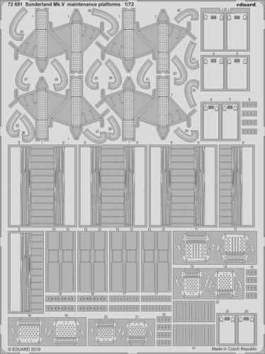 Go to product EDUARD 72691 - 1:72 Sunderland Mk.V maintenance platforms