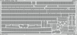 EDUARD 53242 - 1:350 DKM Blücher railings