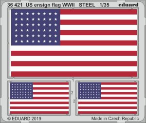EDUARD 36421 - 1:35 US ensign flag WWII - Steel