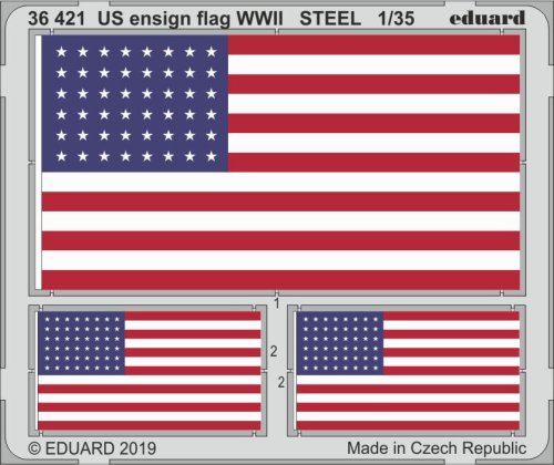Go to product EDUARD 36421 - 1:35 US ensign flag WWII - Steel