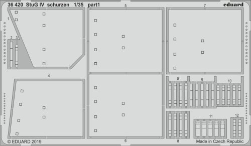 Go to product EDUARD 36420 - 1:35 StuG IV schurzen