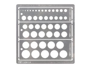 TAMIYA 74150 - Modeling Template Round 1-12.5mm