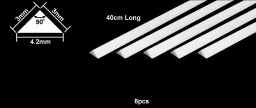 Go to product TAMIYA 70117 - Plastic Beams 3mm Triangle 8 szt x 40cm