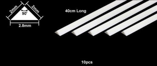 Go to product TAMIYA 70116 - Plastic Beams 2mm Triangle 10 szt x 40cm