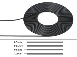 TAMIYA 12676 - Cable 0.65mm black