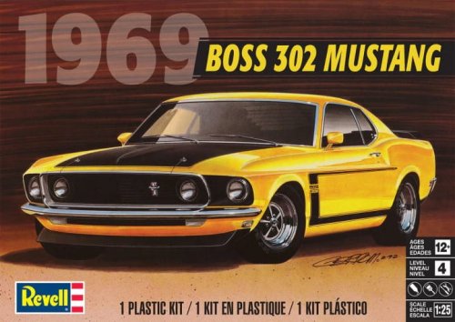 Go to product REVELL-MONOGRAM 4313 - 1:25 1969 Boss 302 Mustang
