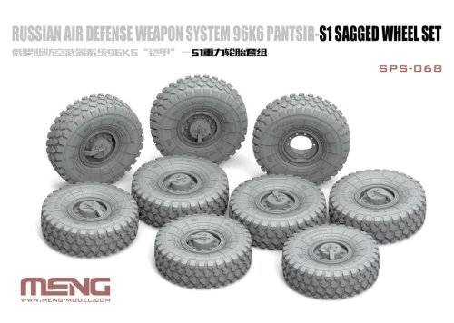 Go to product MENG MODEL SPS068 - 1:35 Russian 96K6 Pantsir Sagged Wheel Set