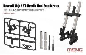 MENG MODEL SPS069 - 1:9 Kawasaki Ninja H2R Movable Front Fork set