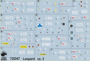 TORO MODEL 72D47 - 1:72 Leopard tanks in Polish Army vol. 3